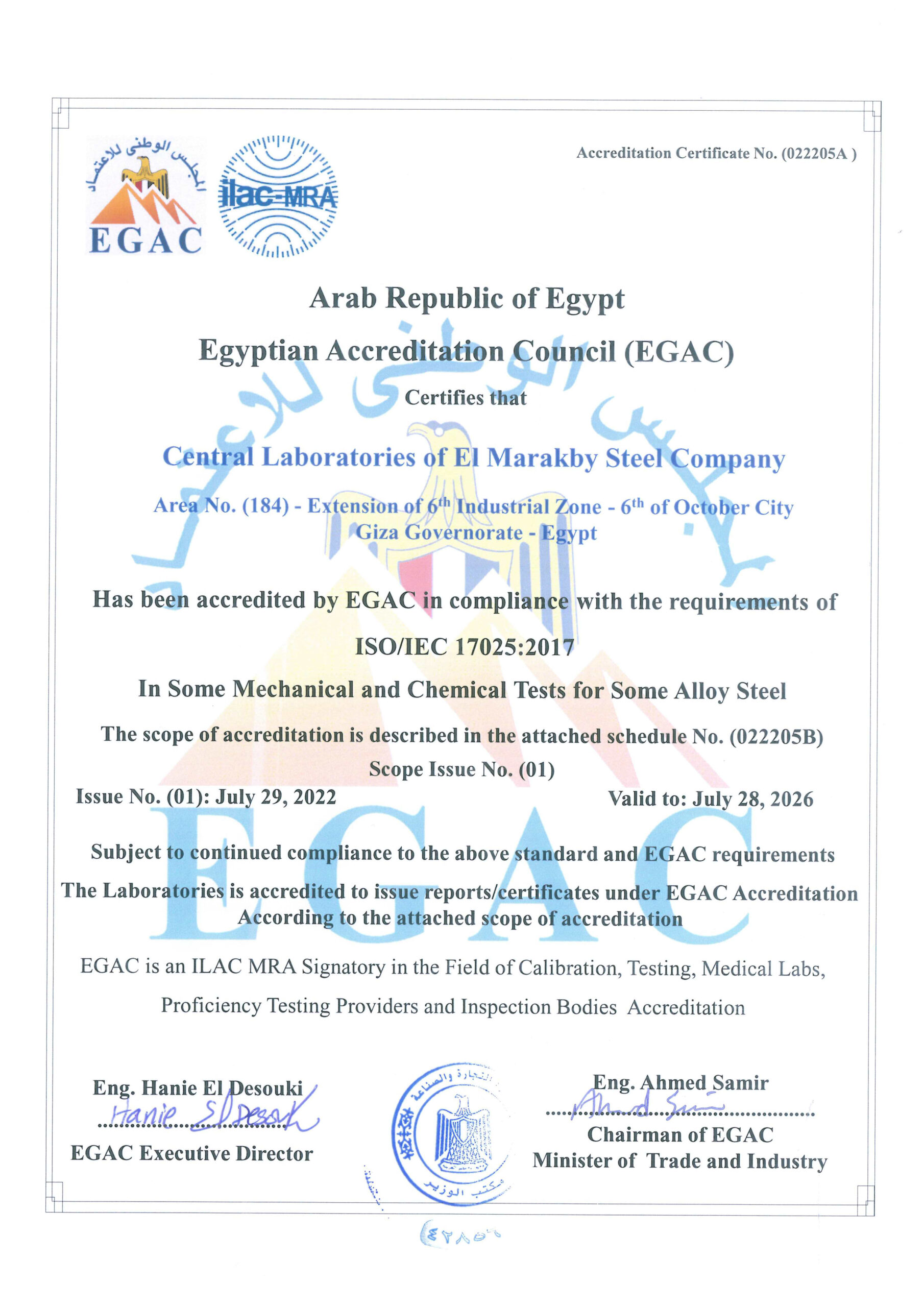 Accredtation Certificate(English) Accredtation Certificate(English)